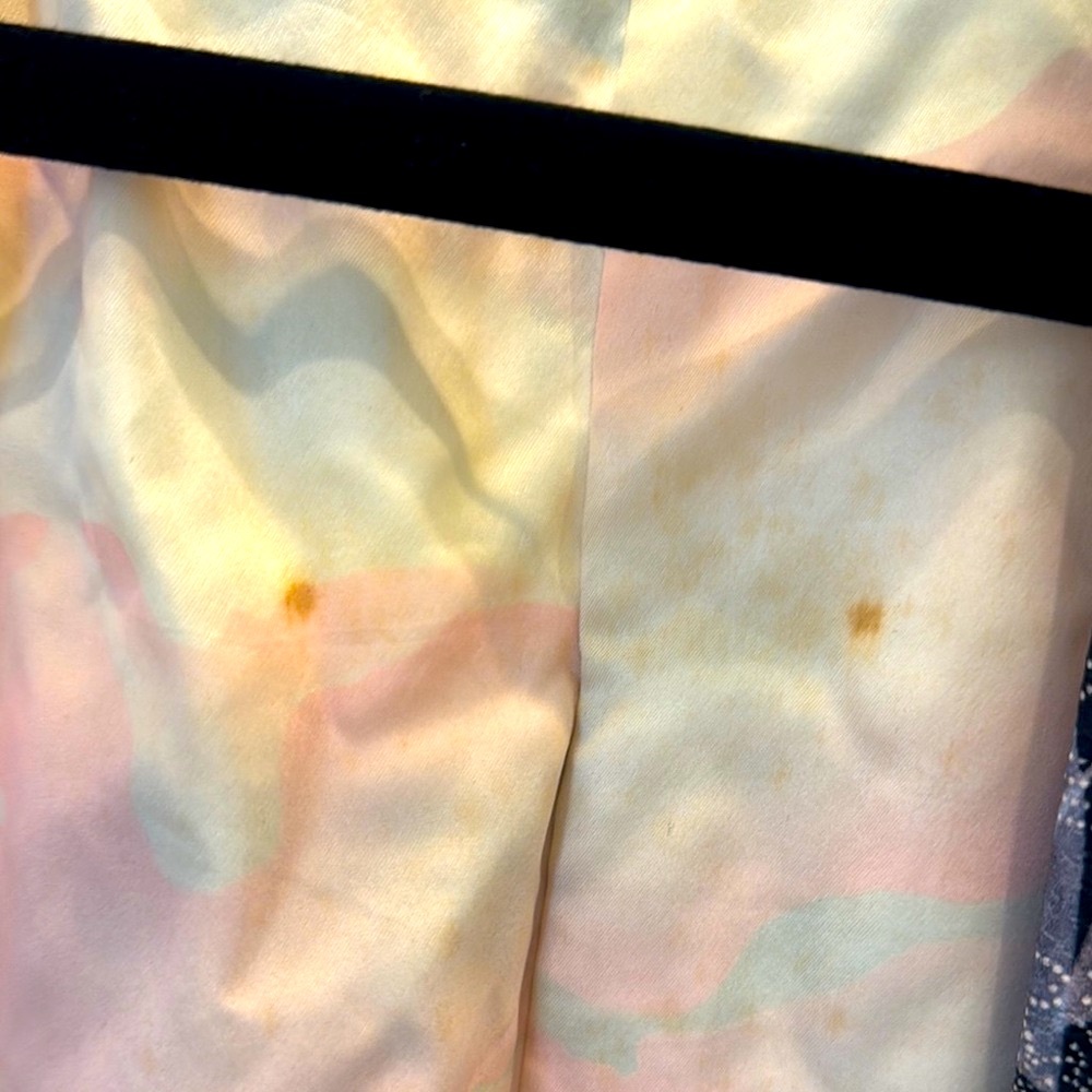 Authentic Leaf Patterned Short Kimono - image 5